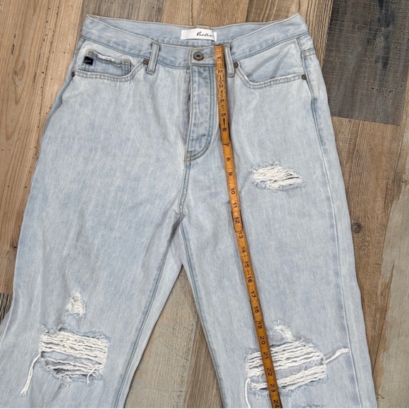 KanCan Light Blue Distressed Flare Jeans - Picture 3 of 4